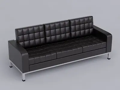 Sofa leather 3D model