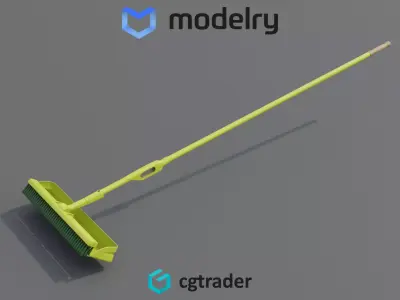 Dustpan Set 3D model