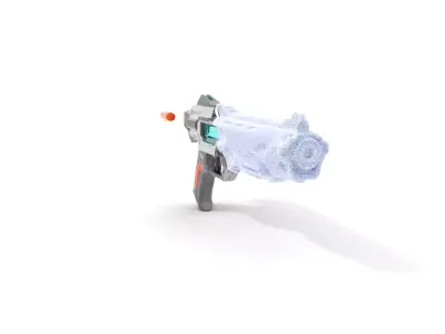 Neon Blaster SciFi model pack Low-poly 3D model