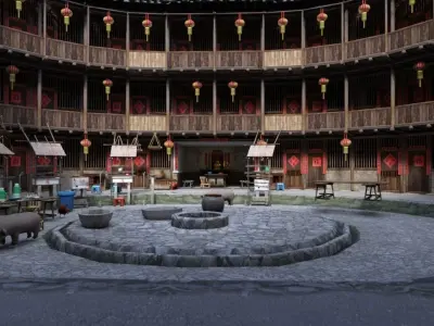 Yongding Hakka Tulou 3D model