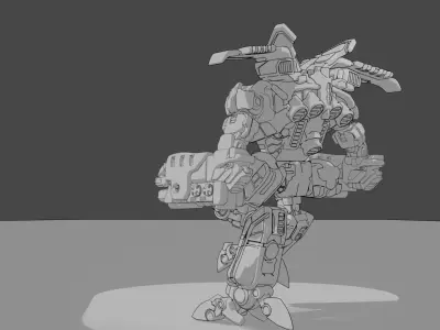 Doppelsoeldner Mecha MK 3 3D print model