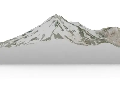 Mount Shasta 3D model
