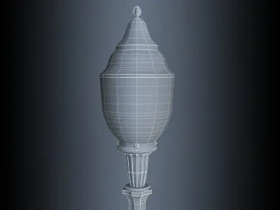 Street Lamp AEL LCH Sumter  3D model