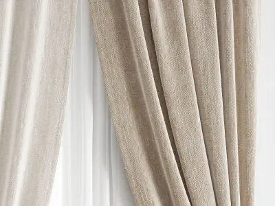 Curtain 340 3D model
