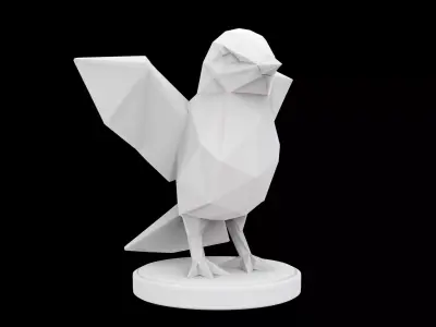 Geometric Eagle Statue 3D Print Model 3D print model