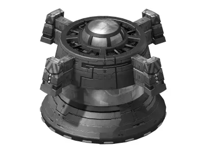 Moon - Air Supply Station 02 3D model