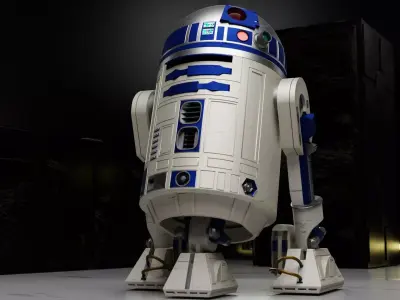 R2D2 Star Wars Droid 3D model