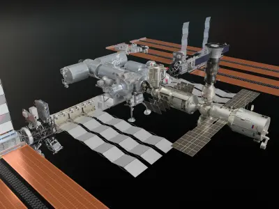 NASA International Space Station 3D model