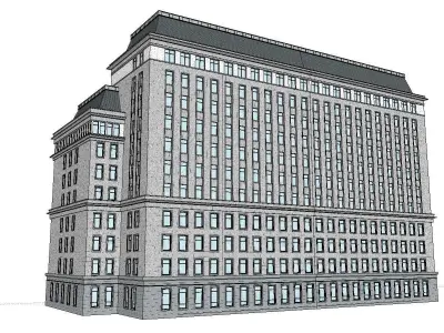 vacation spot-Resort-Fashion Leisure Hotel-0196 3D model