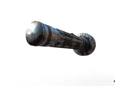 Classic Tiger Head Flashlight Low-poly 3D model