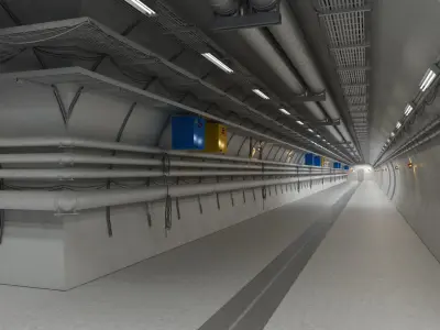 Bunker Tunnel 3D model