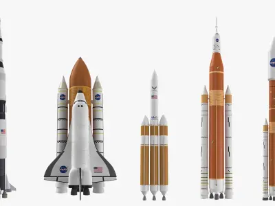  NASA Space Rockets Collection 