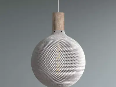 Sphere Lampshade for table lamp or ceiling 3D print model