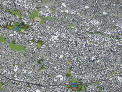 San Jose Low-poly 3D model