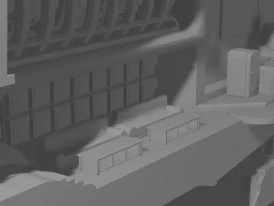 CS1-092023 Concept Starship Freighter  3D print model