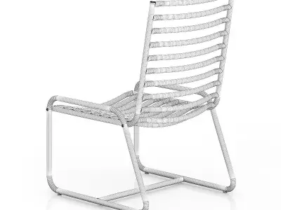 Wooden Chair 3D model 3