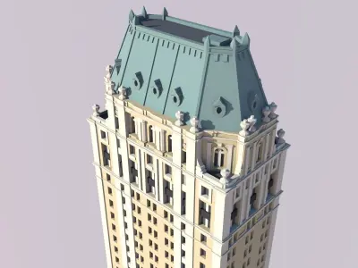 Hotel Pierre 3D print model