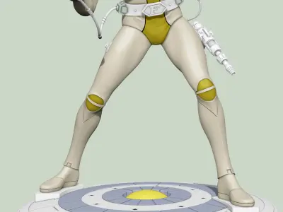 Captain Future - Capitaine Flam 3D model