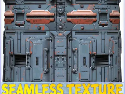 Sci-FI Seamless Texture Texture 10
