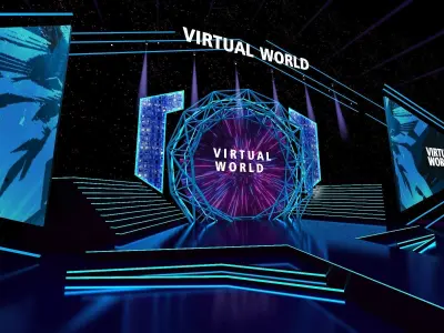 Event Stage Design Virtual world  3D model