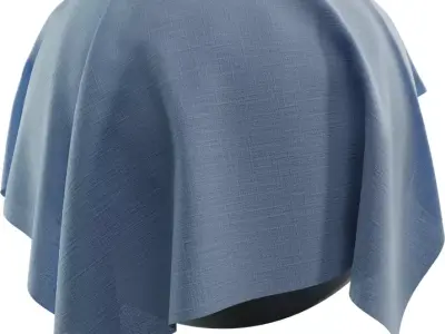 Linen Cross-Weave Fabric Texture PBR Texture