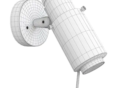 Biny Spot Light Low-poly 3D model