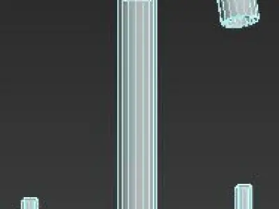 Kitchen and bathroom Tap  Low-poly 3D model