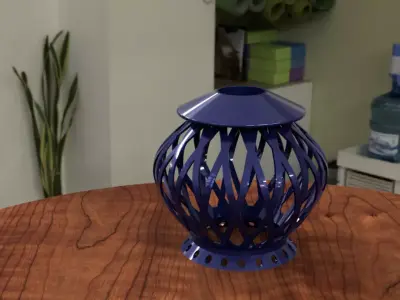 Elegance Illuminated 3D Stylish Lampshade Design 3D print model