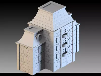 Stylized Fantasy Buildings Pack 3D model