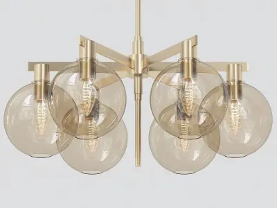 Carmella ball chandelier 3D model purchase