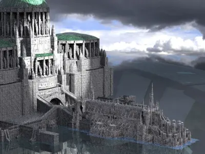 Great Temples of Prayer Kit bash 3D model