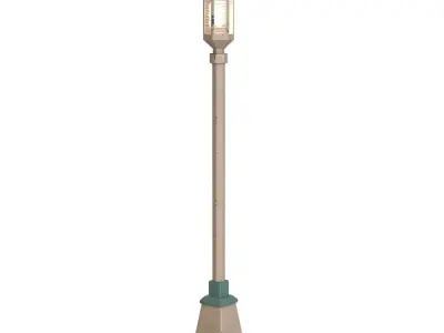 Street Lamp Low-poly 3D model