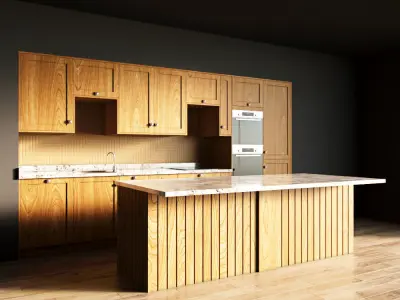 4-Kitchen4 texture 1 3D model