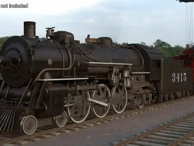  Steam Engine with Caboose 