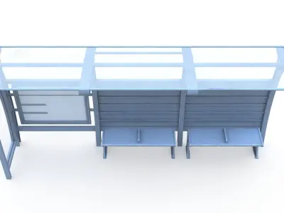 Bus Stop 06 3D model