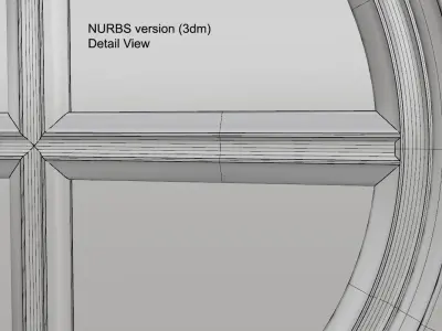 Small Round Window 3D model