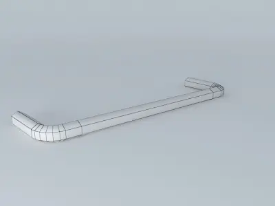 HDWDPULL4 towel bar Free 3D model