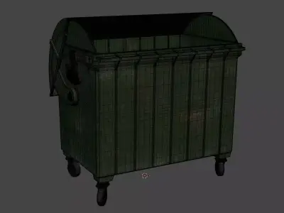 Trash Container Street Dumpster 3D model