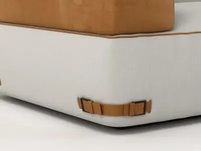 Fendi Soho Sofa Set 3D model