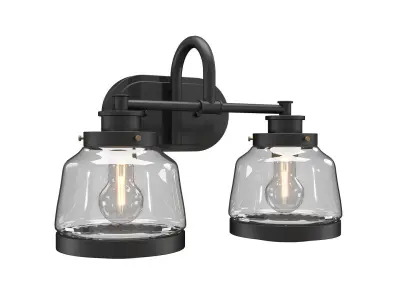 Judson 2-Light Bath Vanity Wall Light 3D model