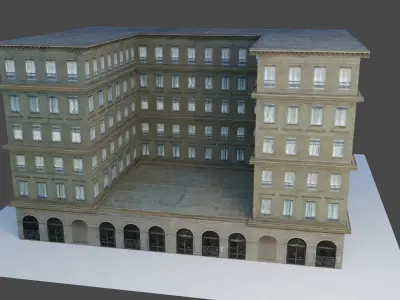 Building Low-poly 3D model