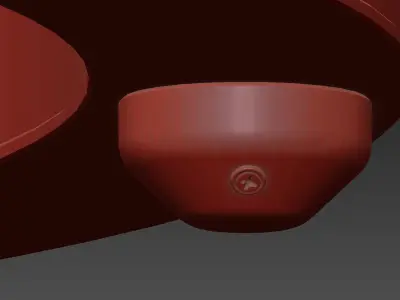 Halo Chandelier 4 Rings by The Future Perfect 3D model