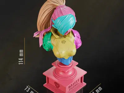 Rogue Bust I XMen 3D print model