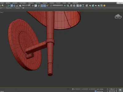 Ventana Single Light Wall Sconce Low-poly 3D model