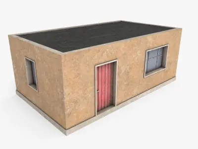 Favela Building 01 Low-poly 3D model