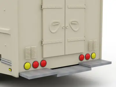 Burger Truck 3D model