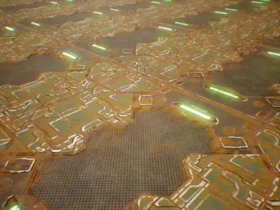 PBR Sci-Fi Spaceship Texture 46 Low-poly 3D model