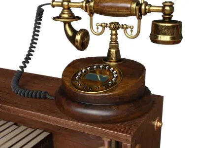 Steampunk Industrial Wall Shelf  3D model