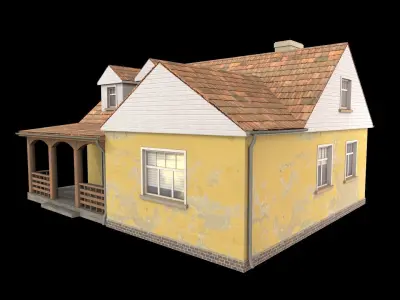 house  Low-poly 3D model buy