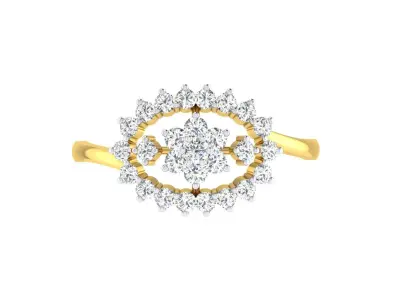 Women Ring  Render 3dm STL OBJ FBX Details 3D print model 431